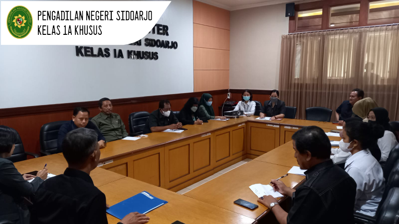 RAPAT PEMBANGUNAN ZONA INTEGRITAS PENGADILAN NEGERI SIDOARJO